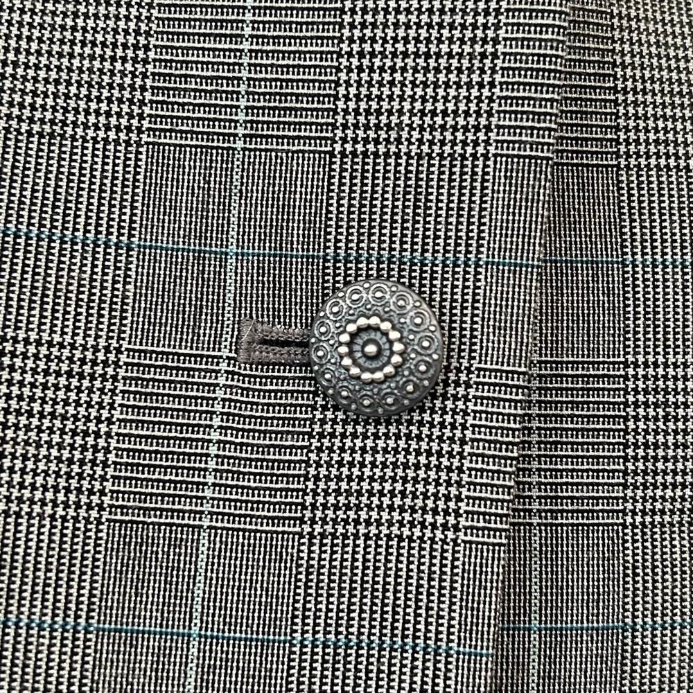 New Tahari Arthur S. Levine Gray Plaid Blazer plus 18 tailored Career Jacket - Picture 6 of 12